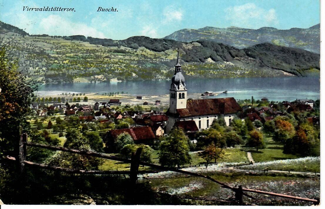 Ansichtskarten: Buochs  NW 1924 – Gebraucht aus Hochdorf von Ziegel-16