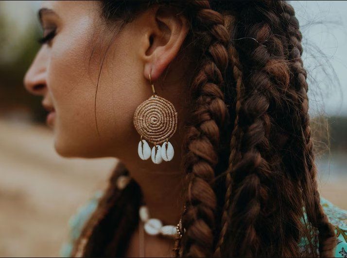 Orecchini pendenti & Orecchini a lobo: Sommer Boho Ohrringe Muscheln, handgemacht, Makrame, Shell – Nuovo (secondo la descrizione) da Wettingen venduto da JasminL92-3 1