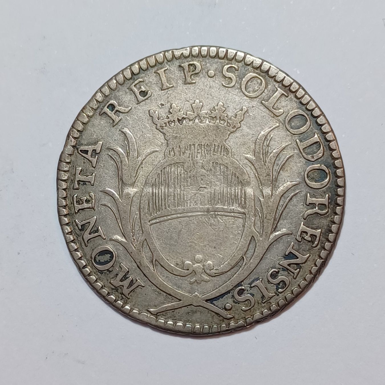 Tutti le monete: 20 Kreuzer 1785 Solothurn – Usato da Pfäffikon ZH venduto da Schweizer_Muenzen