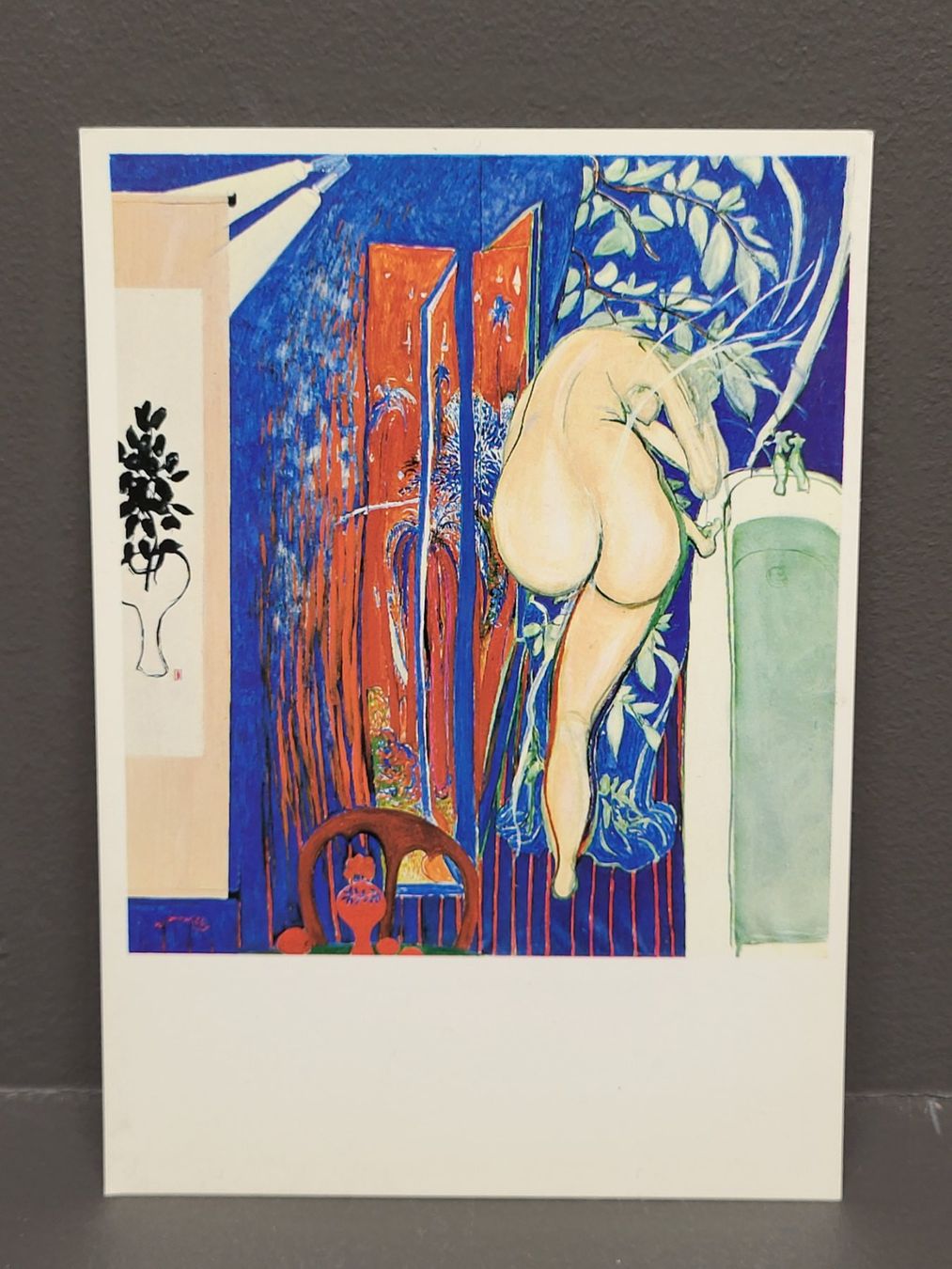 Cartoline postali: Brett Whiteley Postkarte "Screen at the Window" – Usato da Zürich venduto da BOAC1943