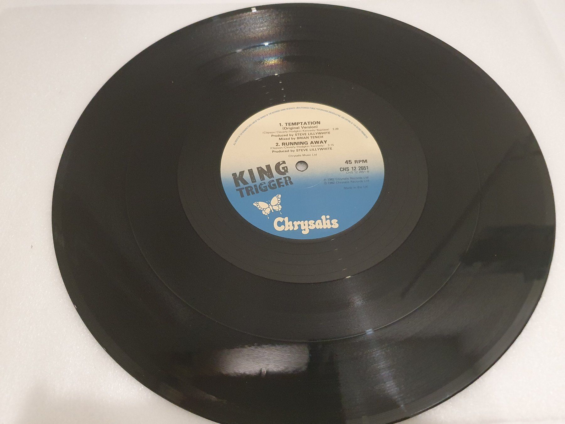 Dischi in vinile: King Trigger – Temptation (Single, Rock) – Usato da Uster venduto da Vinyl-Leidenschaft 4