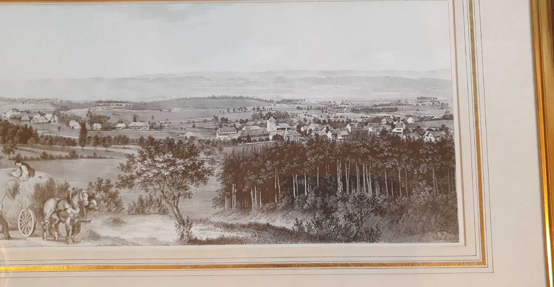 Grafiken & Lithographien: Bild - Lithographie im Goldrahmen. Von Wo? – Gebraucht aus Kreuzlingen von Rschweiz1 2