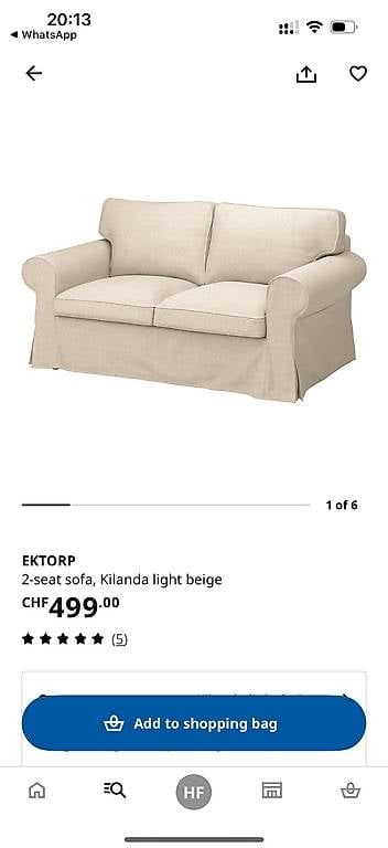 Divani: Ikea Sofa EKTORP – Usato da Wädenswil venduto da ja3400 2