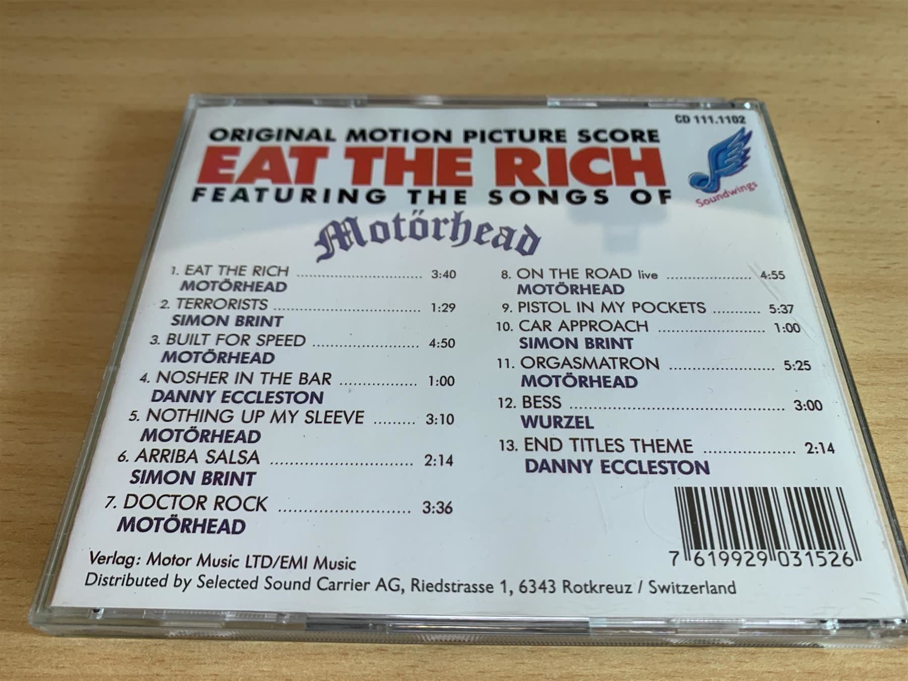 CD: Eat The Rich feat. Motörhead – Usato da Rikon im Tösstal venduto da Alpenmutz 1