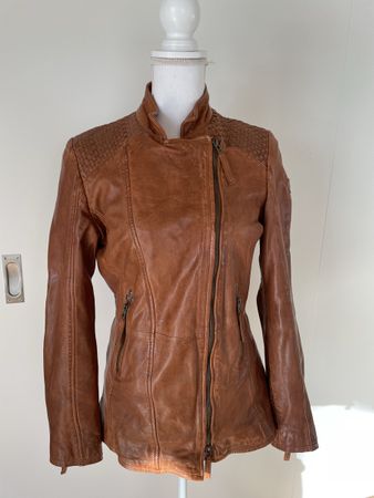 Damen Lederjacke braun Grösse S guter Zustand