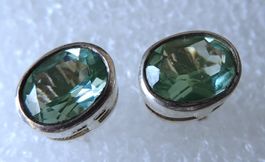 Spinell Silber 925 Ohrstecker 8 x 6 mm