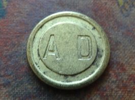 Jeton  " A D  / 50c  A CONSOMMER  "   (K)