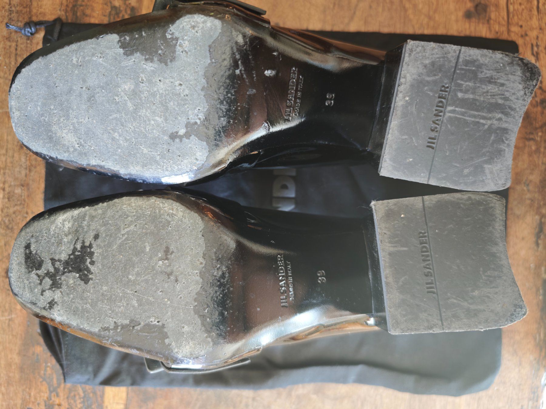 Jil Sander Damenschuhe: Jil Sander, Schwarze Lack Loaefer, Grösse 39 – Gebraucht aus Uetikon am See von AJV63 5