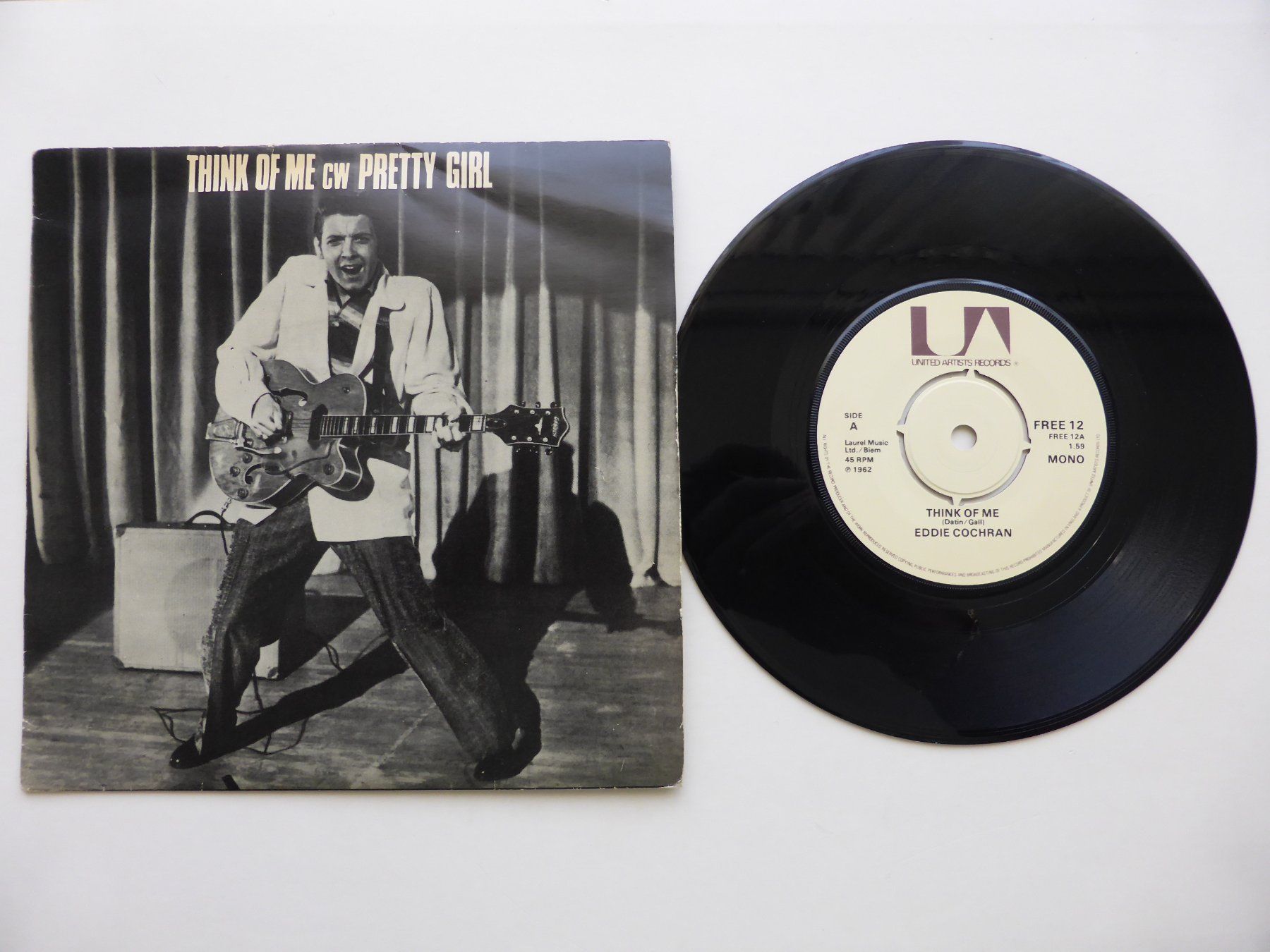Dischi in vinile: VINYL SINGLE   EDDIE COCHRAN – Usato da Küssnacht am Rigi venduto da Mondkinder