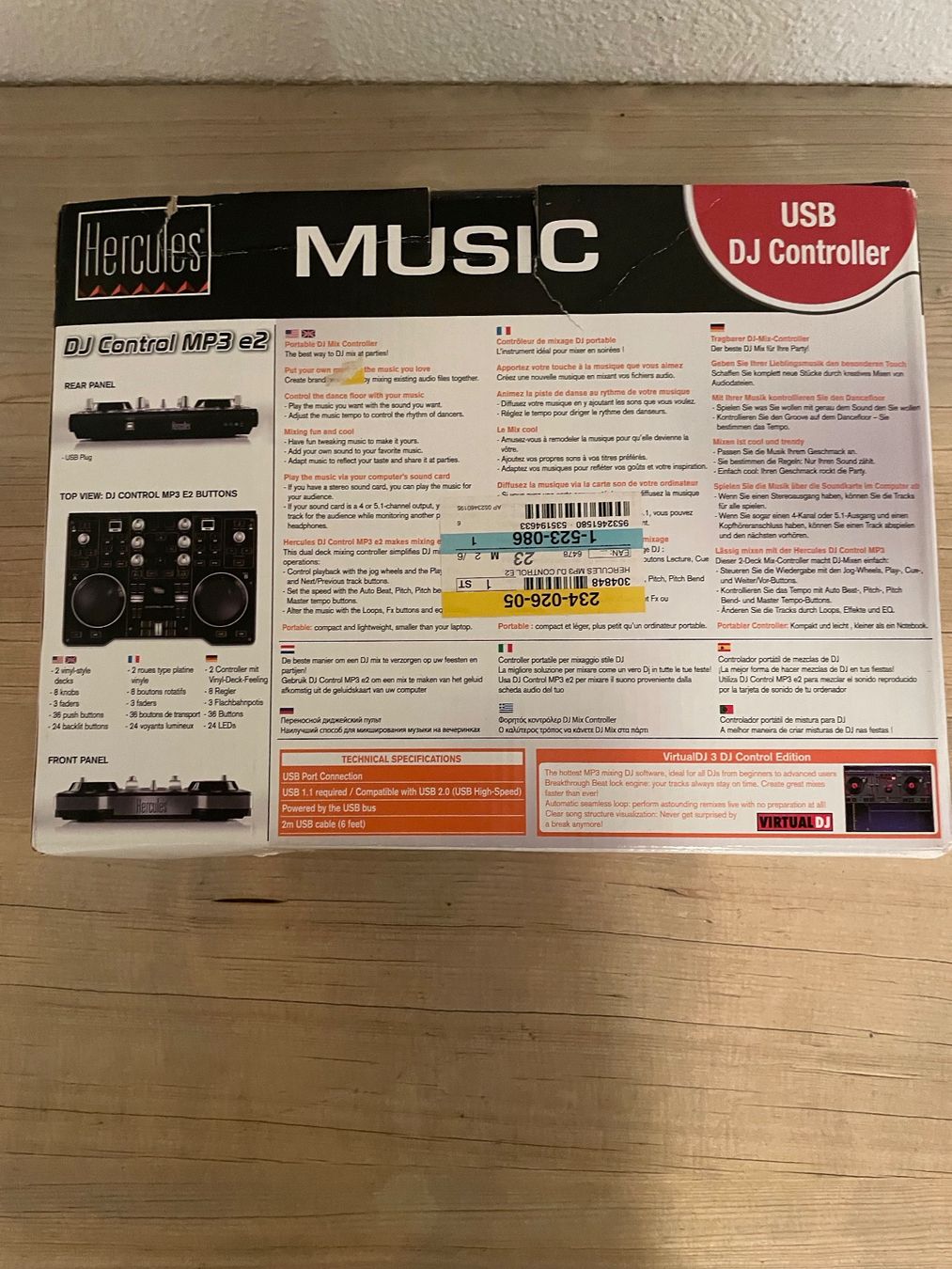 Hercules Console di mixaggio: DJ CONTROL MP3 e2 HERCULES – Usato da Glattfelden venduto da kika019 5