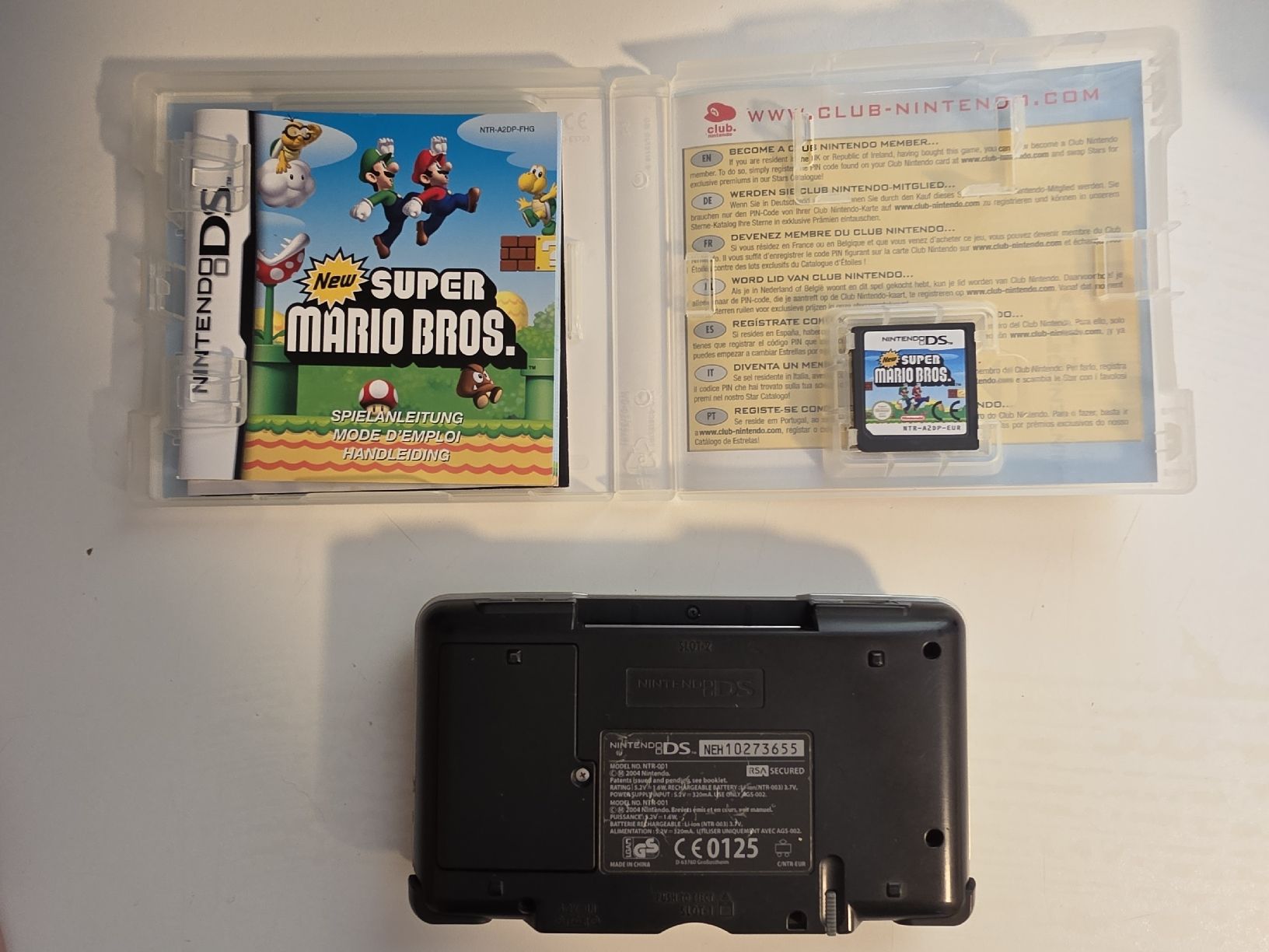 Nintendo Giochi: Nintendo DS Original Silber + New Super Mario Bros. – Usato da Tafers venduto da whereyogamesat 1