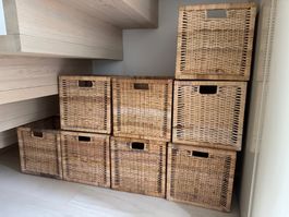 Körbe Rattan 8 Stück