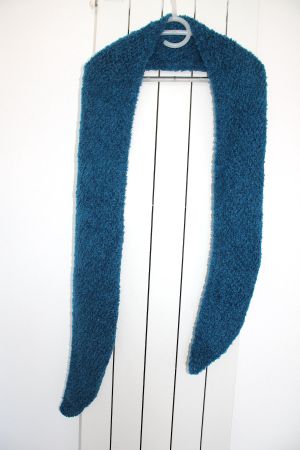 Strick Schal, Farbe Teal -Grün