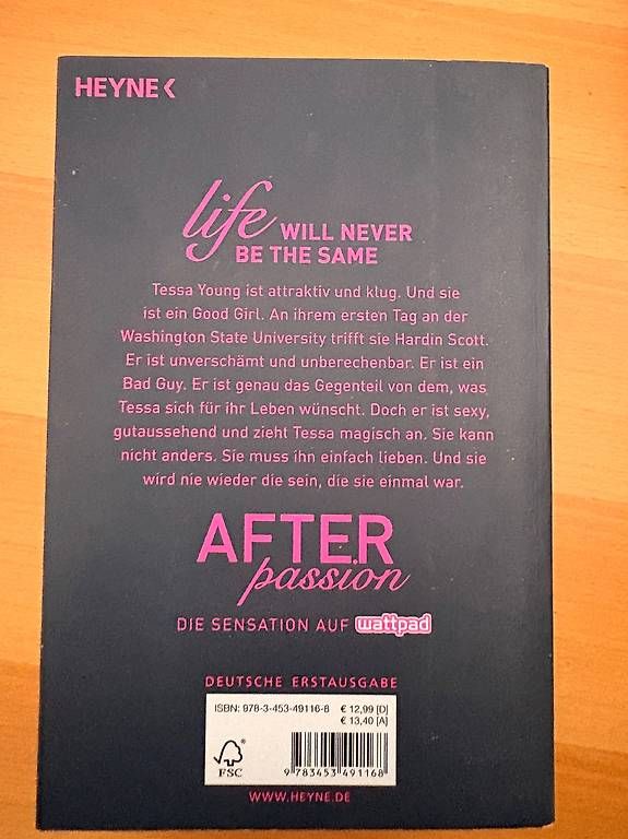 Bücher: After Passion - Anna Todd – Gebraucht aus Bern von anj_f8cn 1