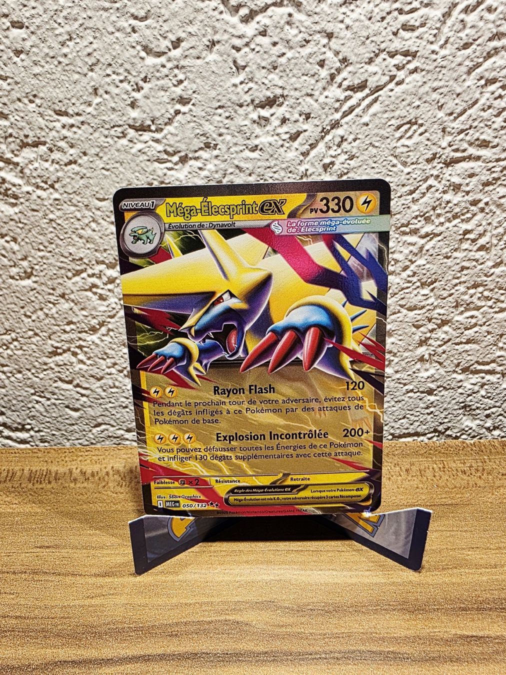 Pokémon Sammelbilder & Trading cards: Méga-Élecsprint EX 050/132 Méga-Évolution Base – Neu (gemäss Beschreibung) aus Turin (Salins) von Meeelll01