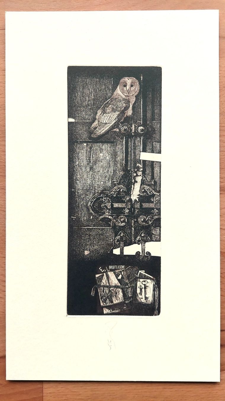 Tableaux: Exlibris Ivan Rusachek - Original Radierung signiert – D'occasion à Obfelden par Exlibris-Art