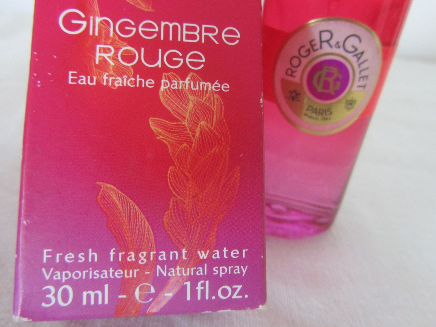Profumi & Eau de Toilette: Roger & Gallet - Gingembre Rouge Eau Fraîche 30ml – Nuovo e nell'imballaggio originale da Seengen venduto da mikelele 1