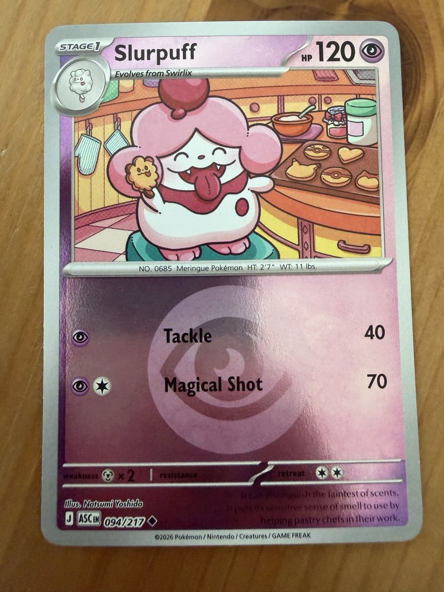Pokémon Carte collezionabili: Slurpuff (ASC094) – Nuovo (secondo la descrizione) da Vevey venduto da Matx