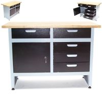 06255 - Werkbank 5 Schubladen Werktisch