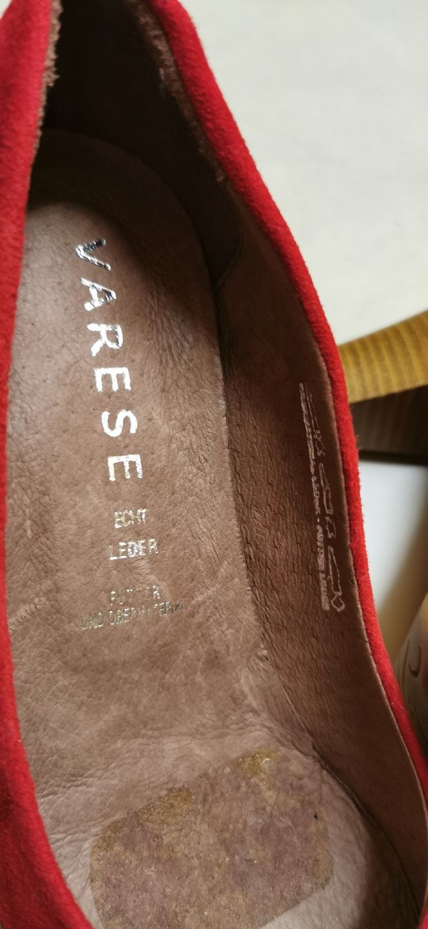 Scarpe da donna: Pumps 36, rot, Wildleder, neu – Nuovo (secondo la descrizione) da Effretikon venduto da Movie99 7