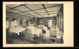 Lucerne, Hotel du Cygne et Rigi, Restaur