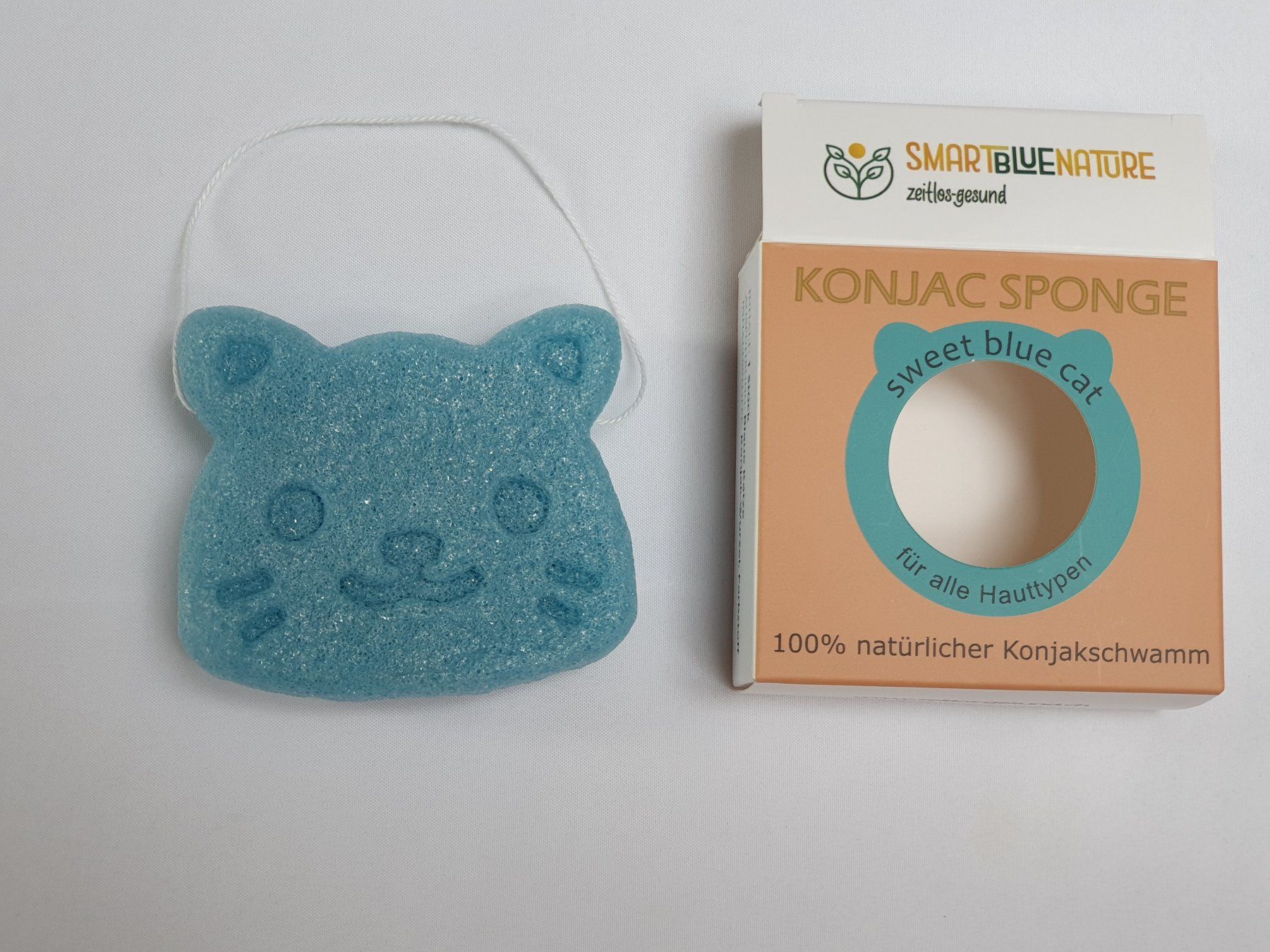 Altro per la casa: Konjacschwamm Katze blau – Nuovo e nell'imballaggio originale da Ebmatingen venduto da zeitlos-gesund.ch 2