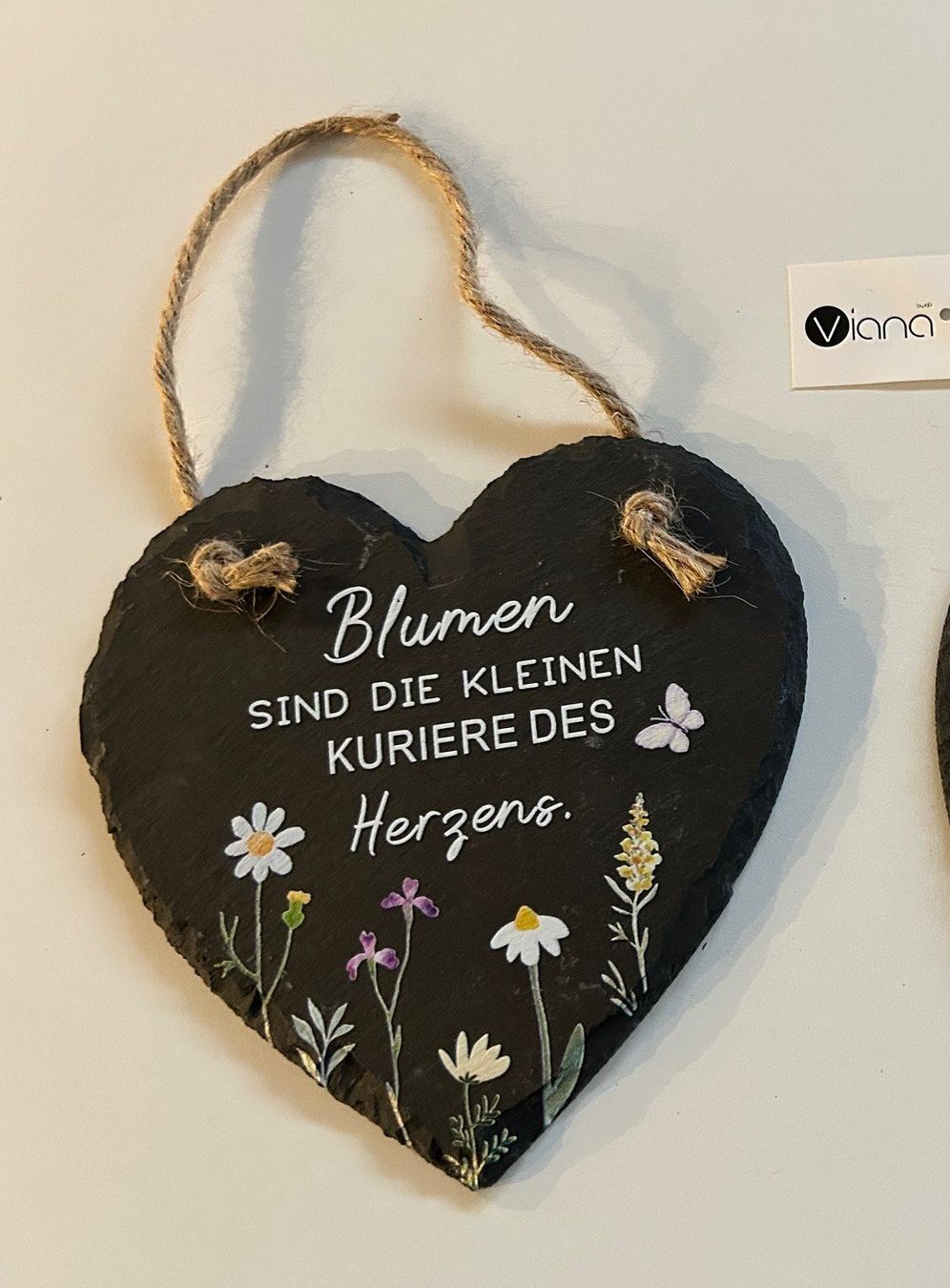 Alle Dekorationen: Schieferherz mit Spruch – Neu (gemäss Beschreibung) aus Wettingen von Firstnicca