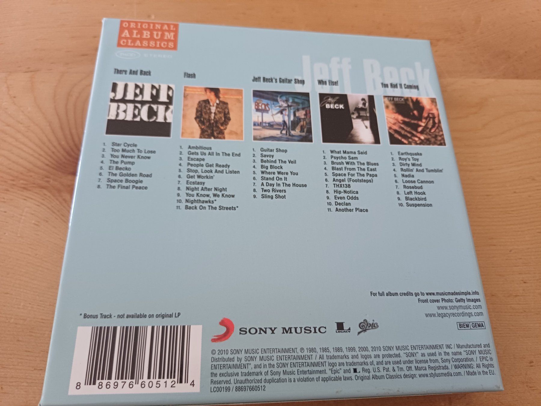 CD: Jeff Beck: Original Album Classics II – Usato da Jona venduto da Rreto71 2