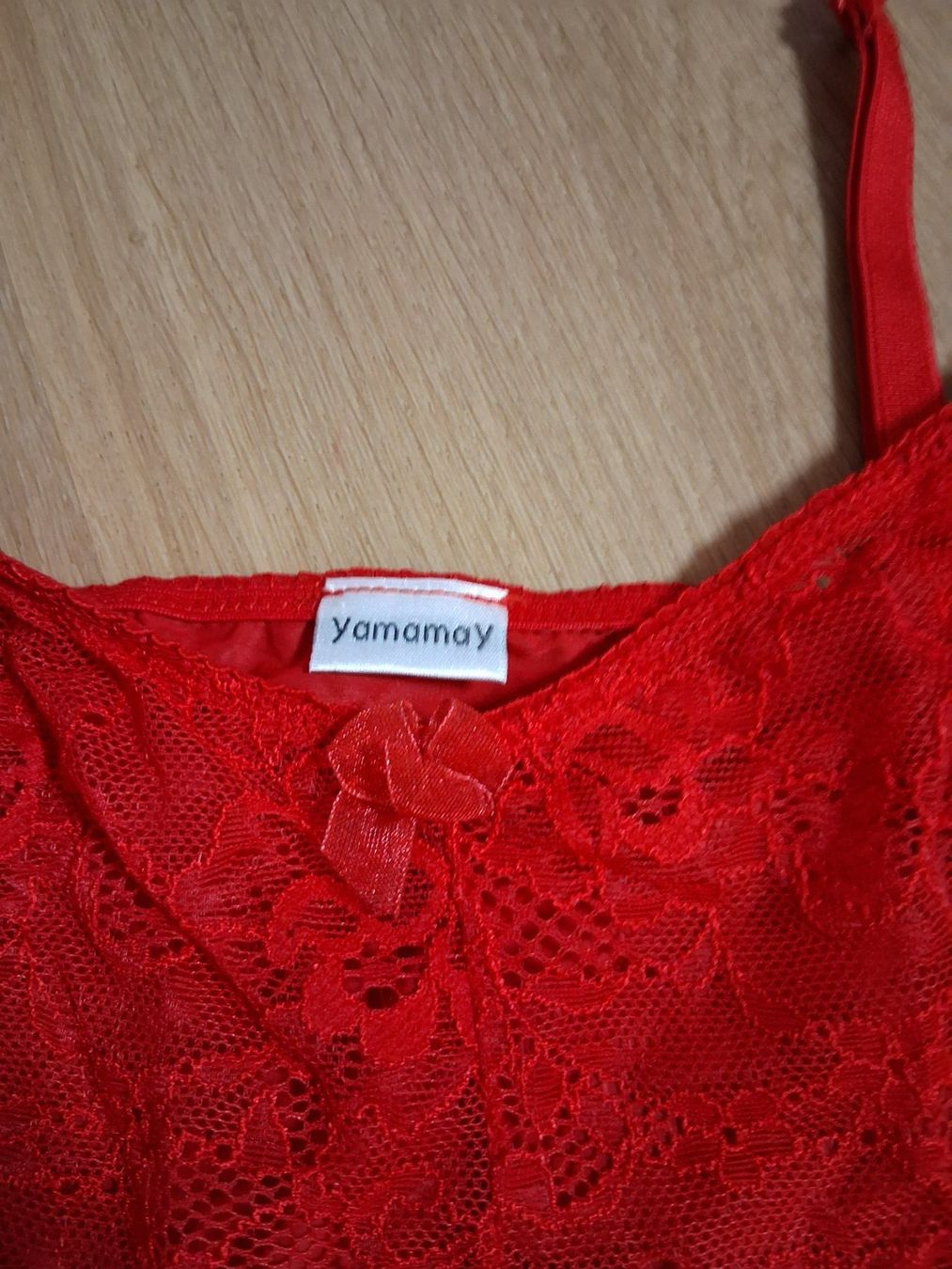 Yamamay Altra biancheria intima: Yamamay Rotes Spitzennegligée S – Usato da Lengnau AG venduto da Nathi88 2