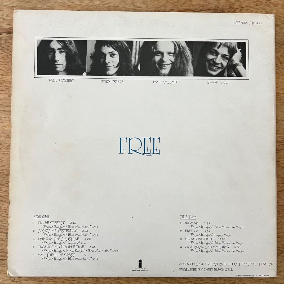 Vinyles: Free - Same / 1. UK-Press. 1969 - Nice Copy – D'occasion à Gais par soundcave57 1