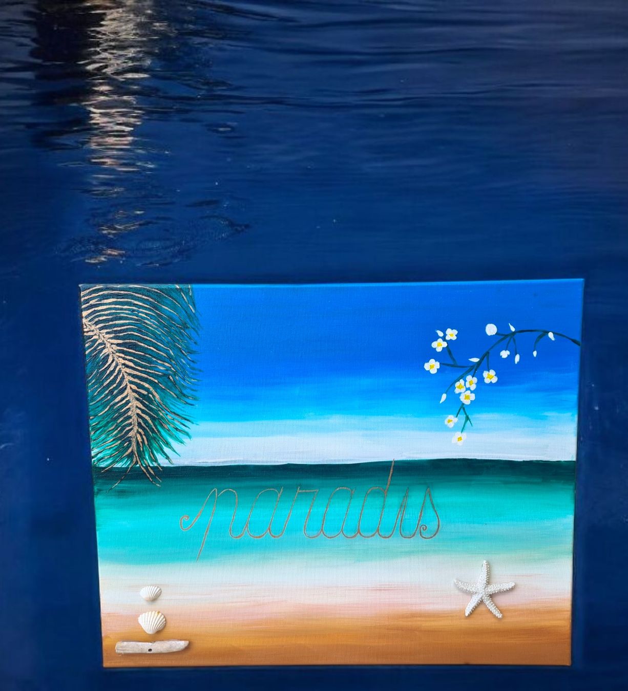 Dipinti: Tableau acrylique "PARADIS" Unique(Peint Main)Retrait – Nuovo e nell'imballaggio originale da Etoy venduto da MyStyleMyMode 8