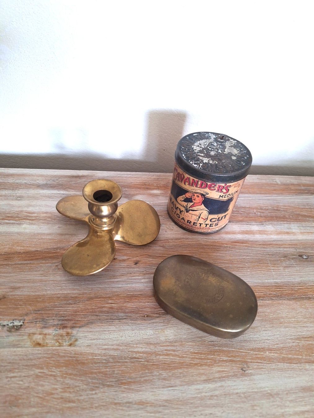 Barattoli: Vintage Set Maritim Blechdose Schiffsschraube – Usato da Erlenbach ZH venduto da Sondeiwendiz 1