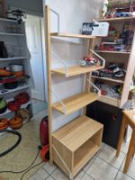 Regal Holz Metall, guter Zustand 175cm hoch