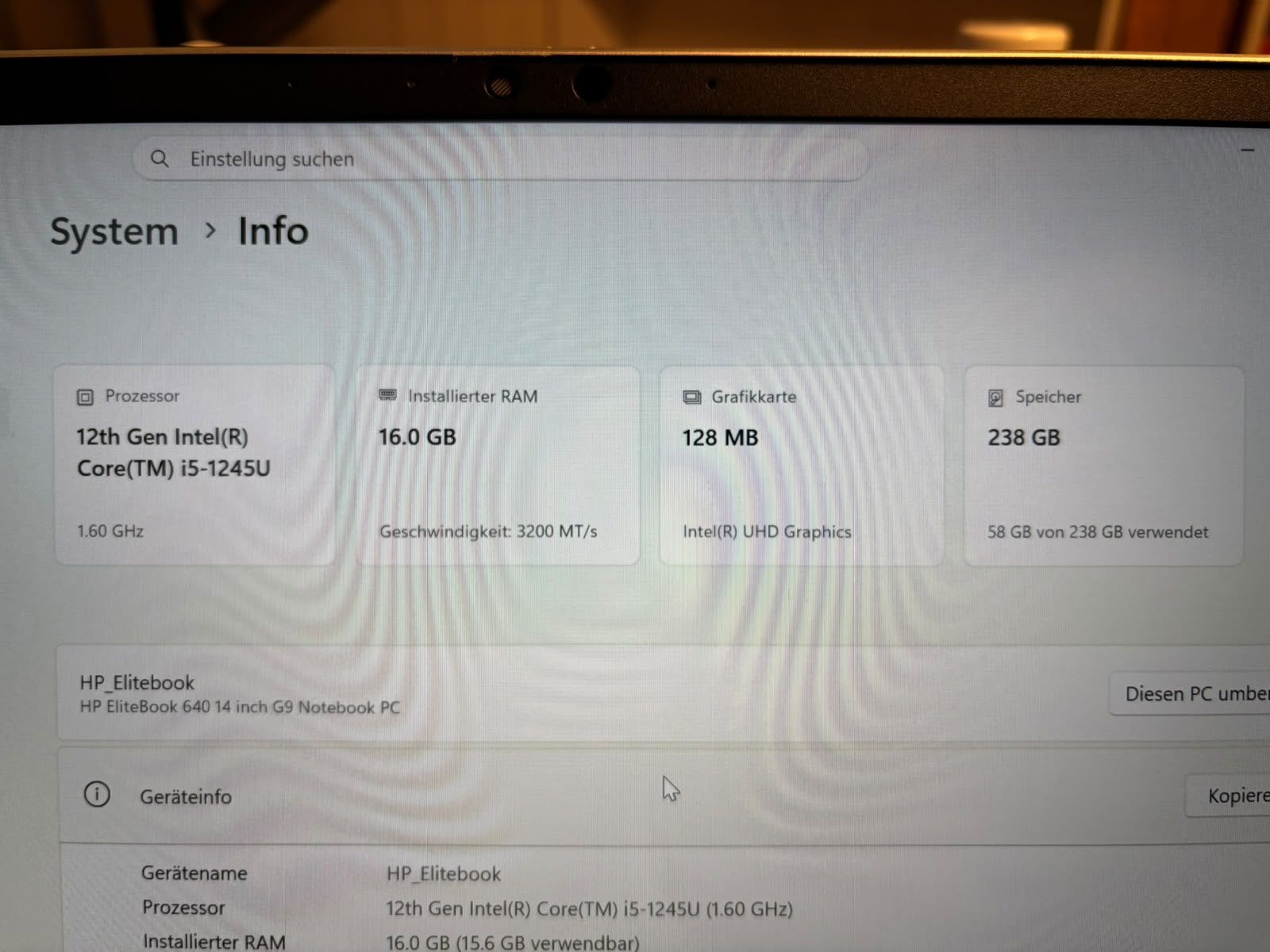 Hewlett Packard Notebooks: HP Elitebook 640 G9 – Gebraucht aus Mauren von dieselpower_m 3