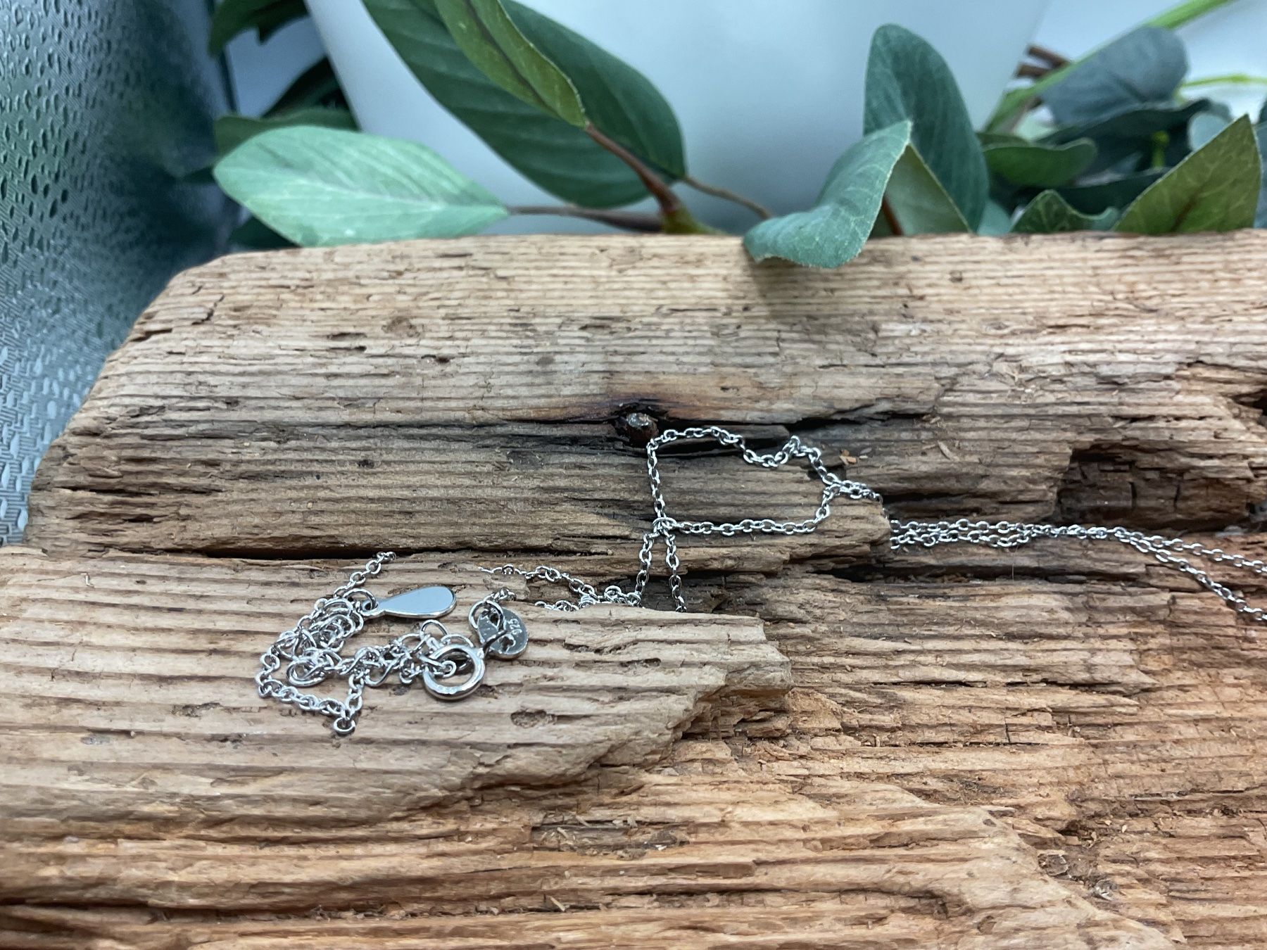 Catenine: Collier Sterlingsilber mit schwarzem Spinell – Nuovo (secondo la descrizione) da Luzern venduto da S.Kern01 3