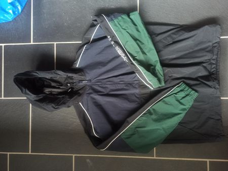 Veste Carhartt imperméable taille XL bleu vert 