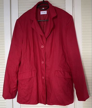 Schicker Damen-Blazer, Gr. 44, Leinen (neu)