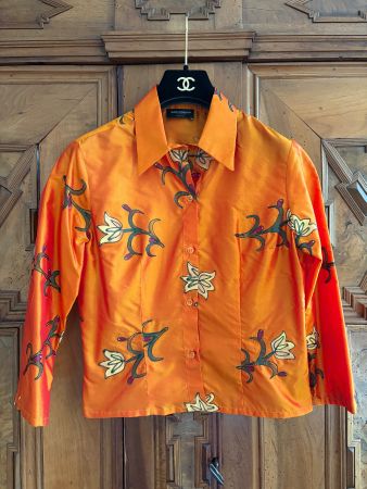 SANTACROCE FIRENZE Bluse  100 % Seide MADE IN ITALY