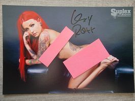 Autogrammkarte Lexy Roxx Coxx Originalunterschrift