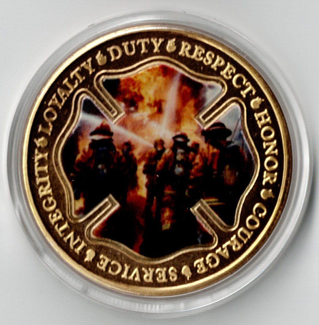Medaglie: Fire_Rescue_Service_Integrity_Loyalty_Duty_Respect_Medaill 4 – Nuovo (secondo la descrizione) da Hombrechtikon venduto da Fraese01