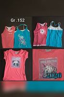 2x Trägershirt 1x T-Shirt Gr. 152