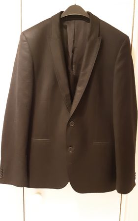 Hugo Boss blazer noir, 50, laine vierge, excellent état