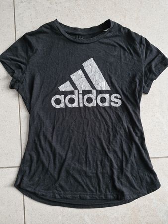 Adidas T-Shirt Climalite schwarz - Grösse L