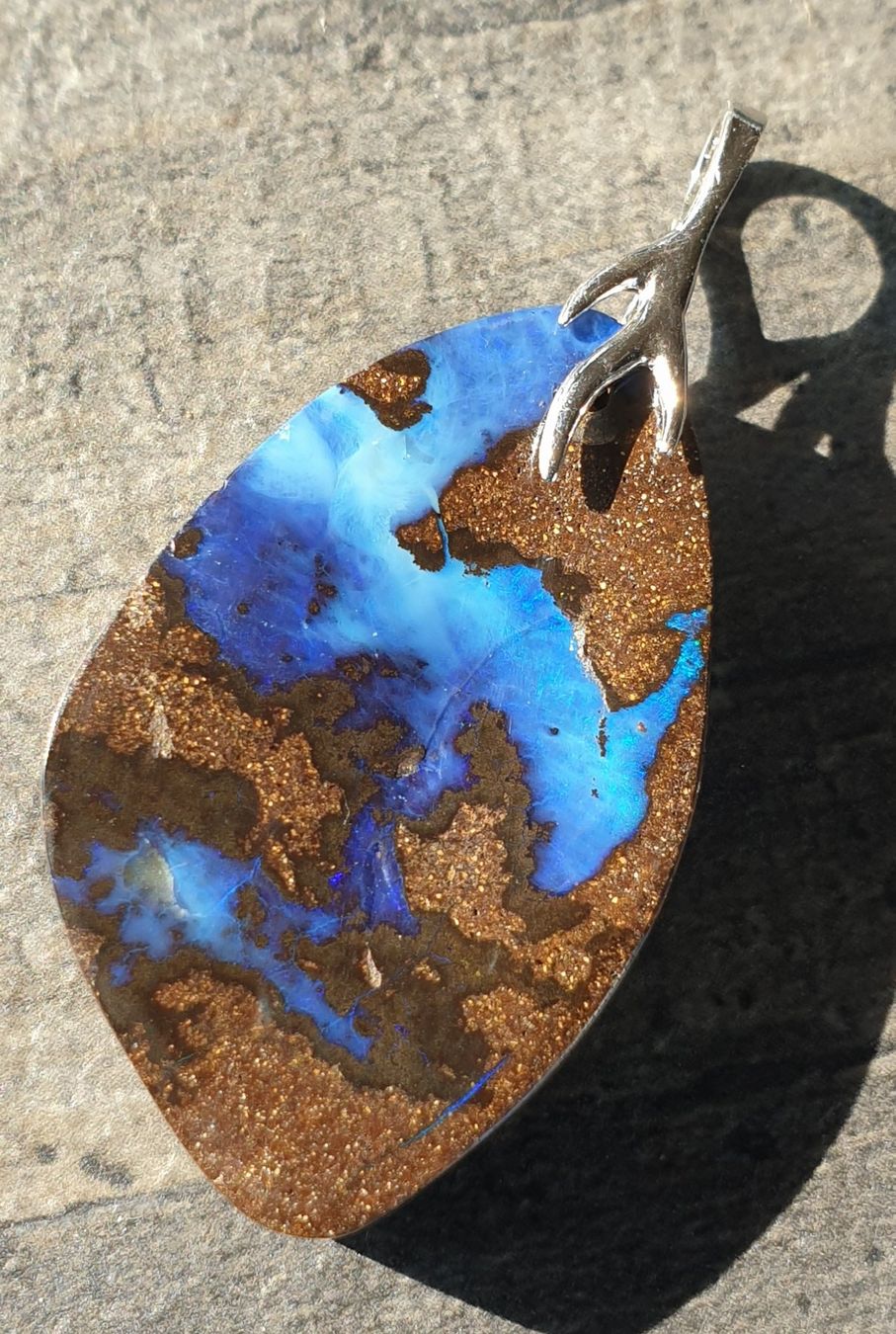 Ciondoli: Anhänger Boulder Opal. – Nuovo (secondo la descrizione) da Niederbüren venduto da Raphael014 6