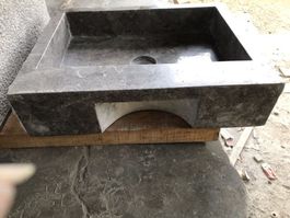 Waschbecken Lavabo Marmor Stein Becken Bad Handwaschbecken