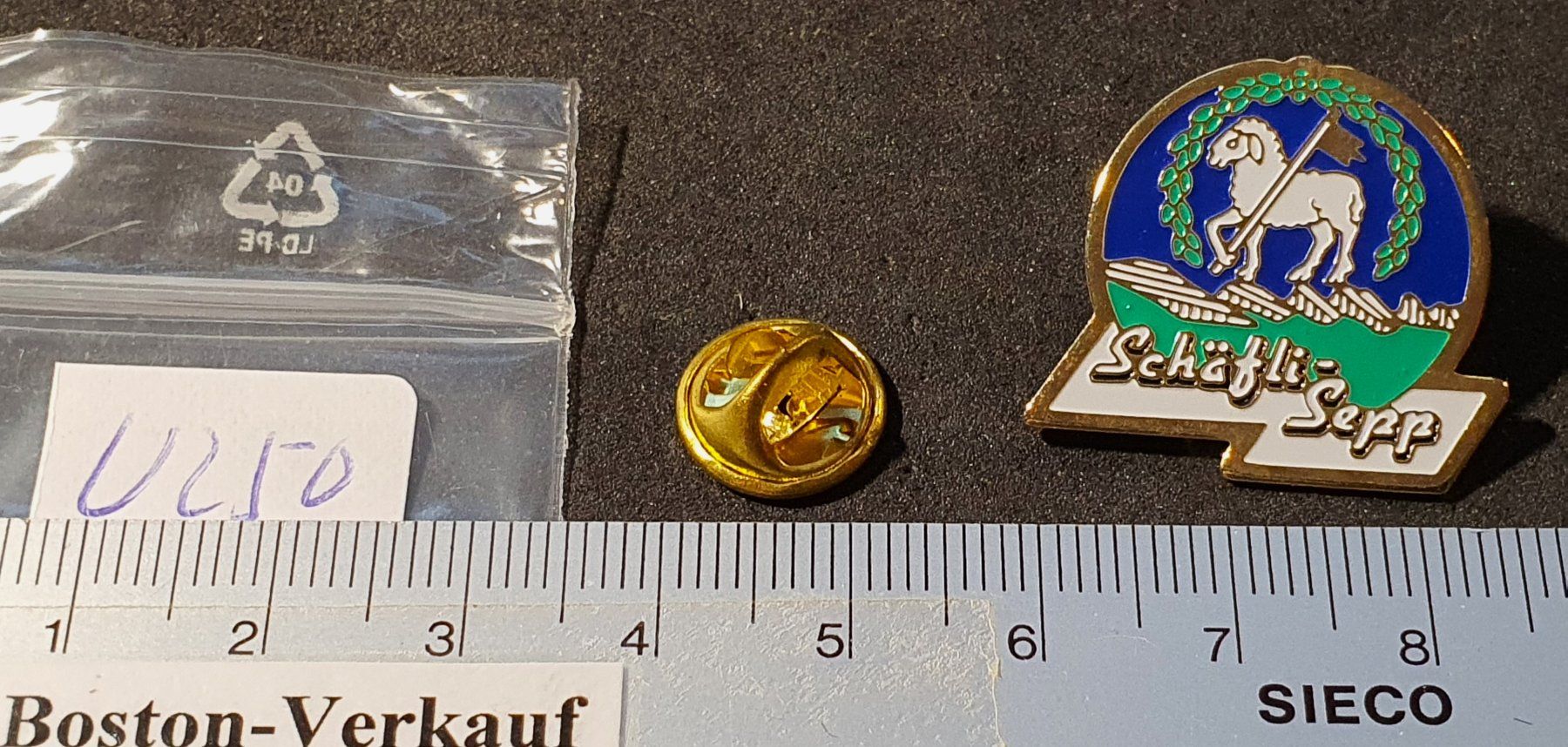 Placchette & Badge: U250 - Pin Schaf Schäfli Sepp – Usato da Reinach BL venduto da Boston-Verkauf 2
