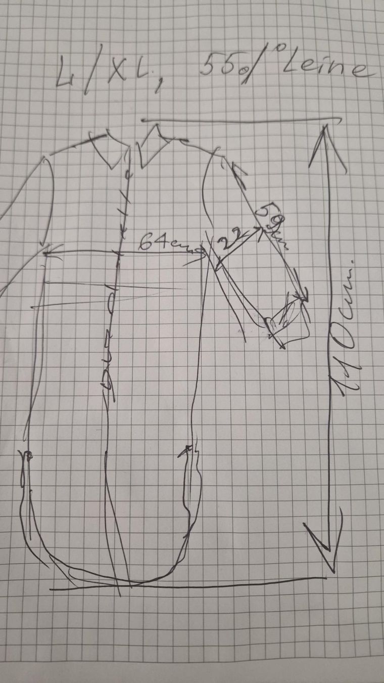 Vestiti: Kleid Hemd, 55 % Leine – Usato da Obergösgen venduto da js9_h6hp 3