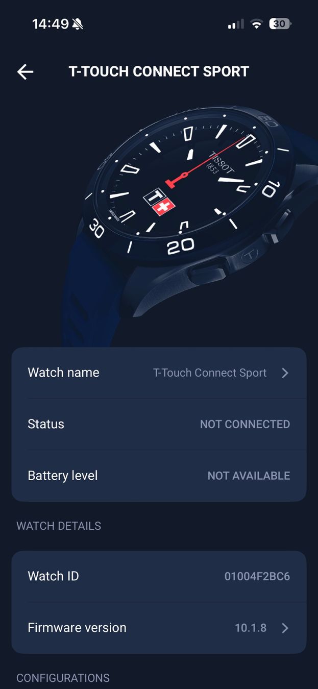Tissot Uhren: New Tissot T-Touch Connect Solar 2026 – Neu (gemäss Beschreibung) aus Zürich von T.Fr 1