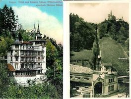 Luzern LU Gütsch-Bahn, Wilhelmshöhe 2 AK 1930 sehr gut erhal