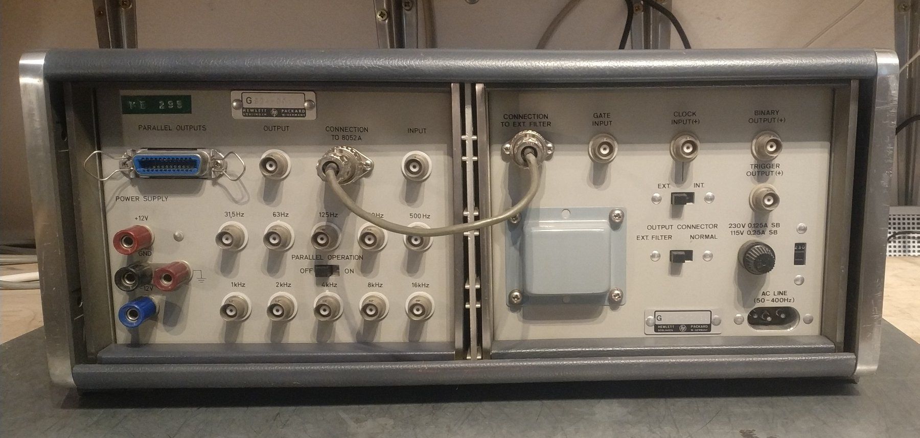 Hewlett Packard Messen: HP 8057A NOISE GENERATOR / HP 8055A OCTAVE FILTER – Gebraucht aus Schaffhausen von  3